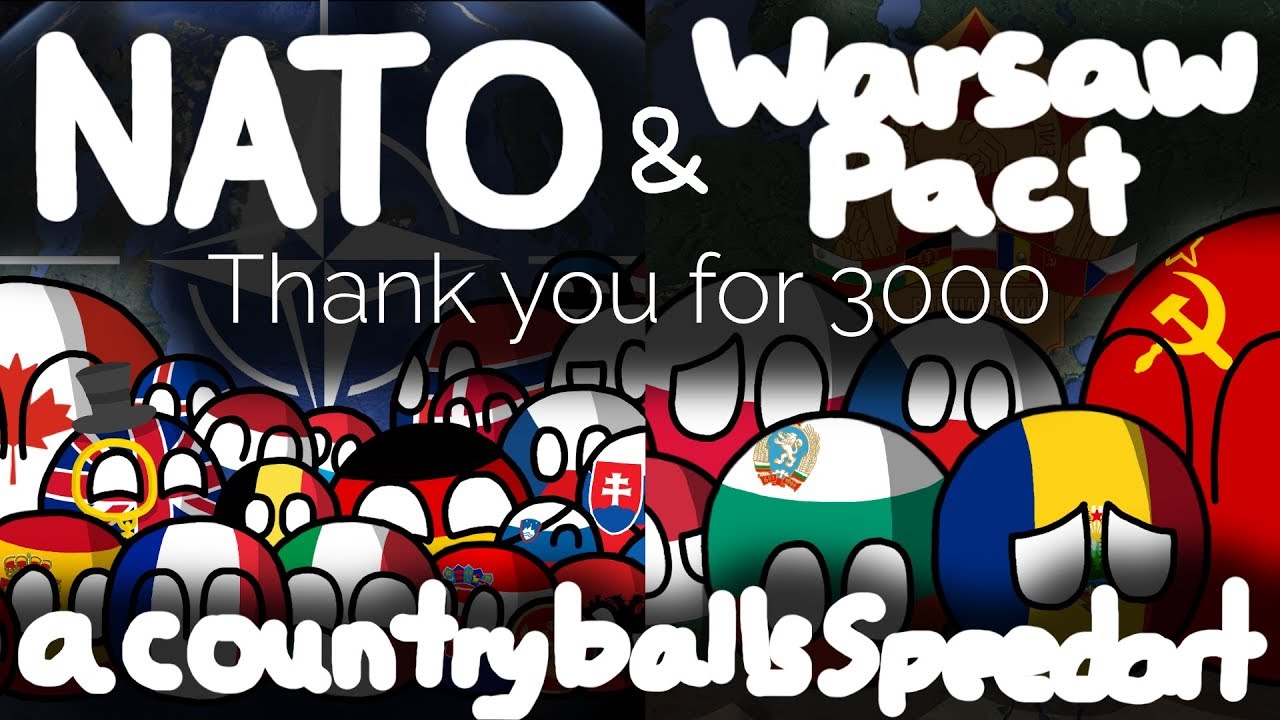 Countryballs Speedart | NATO vs Warsaw Pact (re-visited) | Thank You For 3000