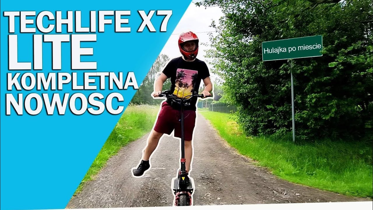 Techlife x7 Lite Nowa Hulajnoga Elektryczna
