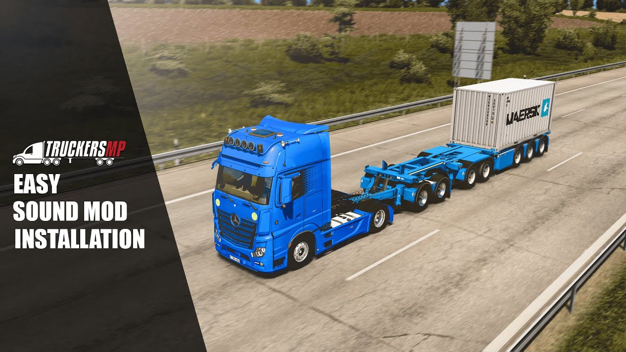 Лучший звуковой мод для Euro Truck Simulator 2 TRUCKERS MP в версии 1.57 | Видео по установке зву...