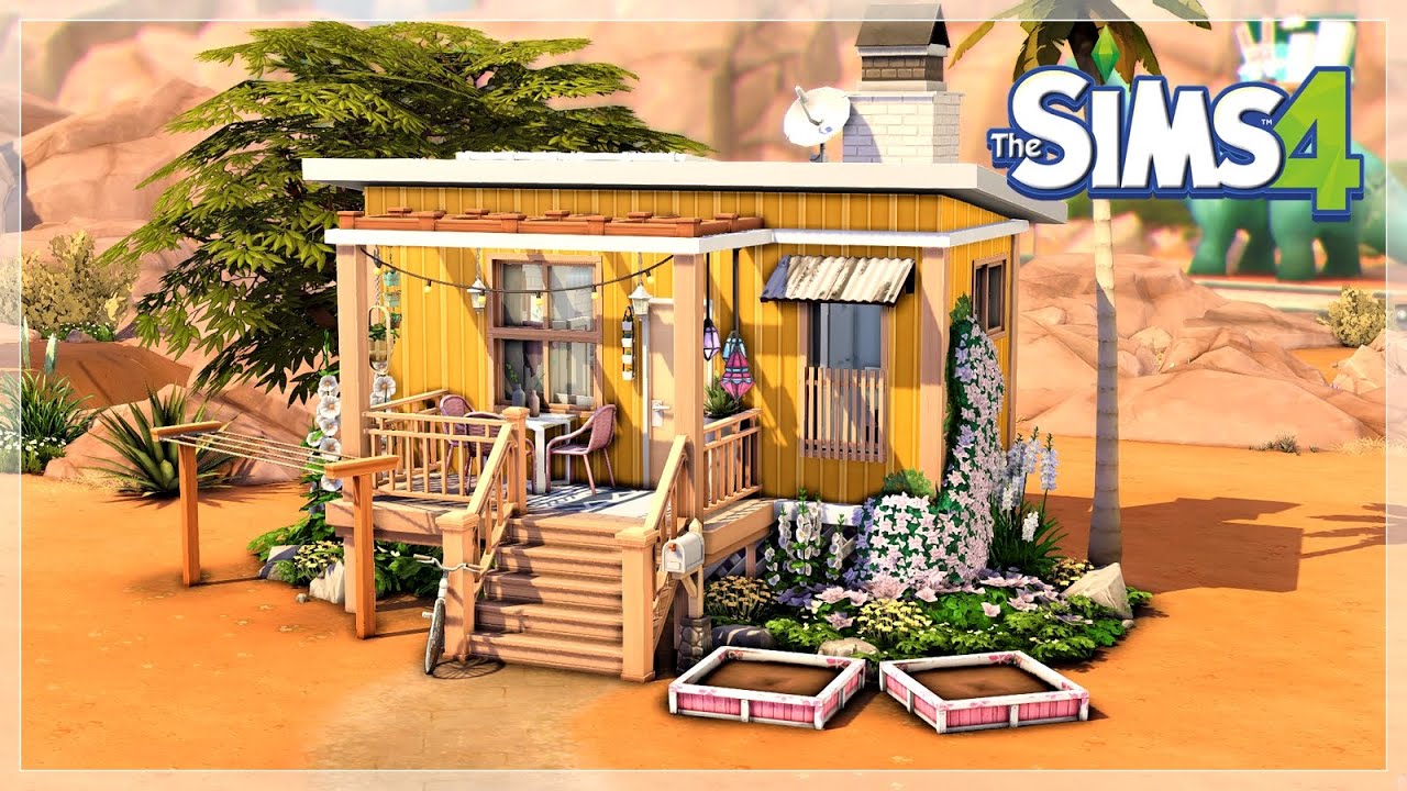 MICRO MOBILE HOME 💛 | The Sims 4 Speedbuild | No CC