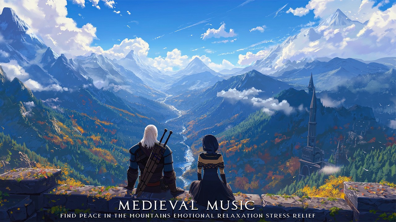Medieval Fantasy Music | Find Peace in the Mountains Emotional Relaxation & Stress Relief