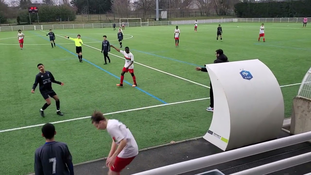 Match U16R1 Fleury  x Dreux 1er mi-temps 11/03/2023