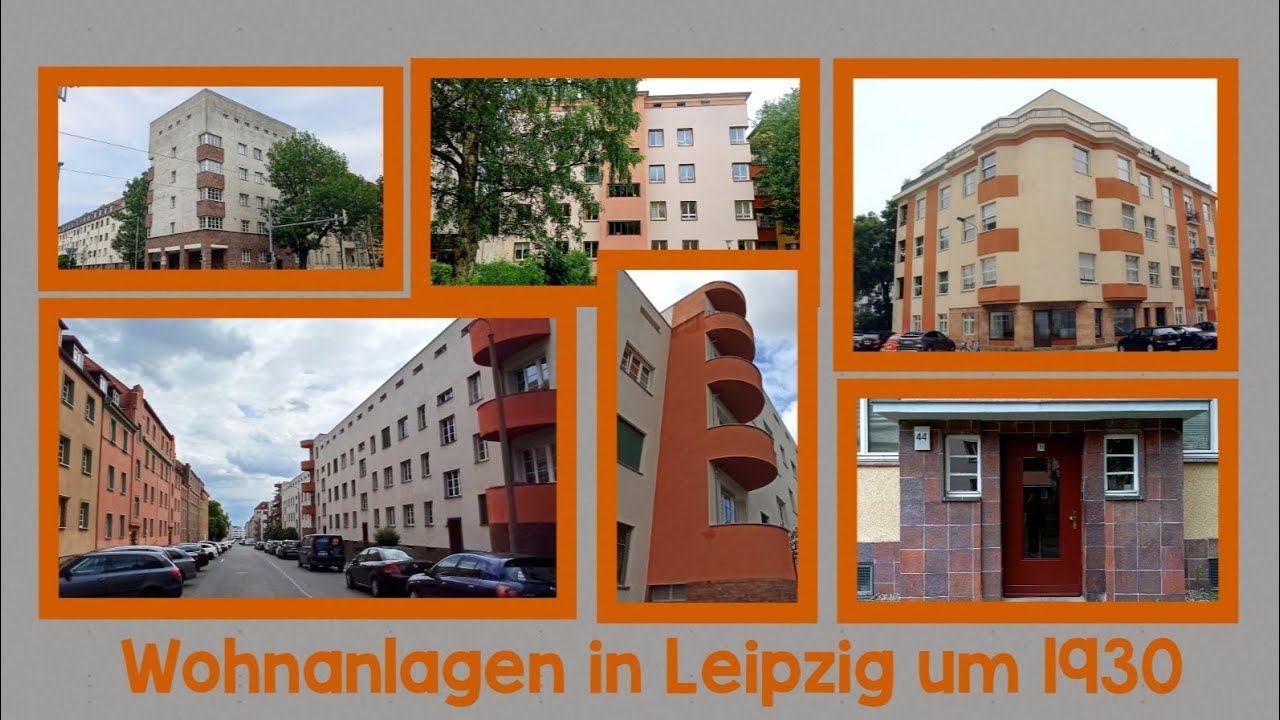 Wohnanlagen in Leipzig um 1930