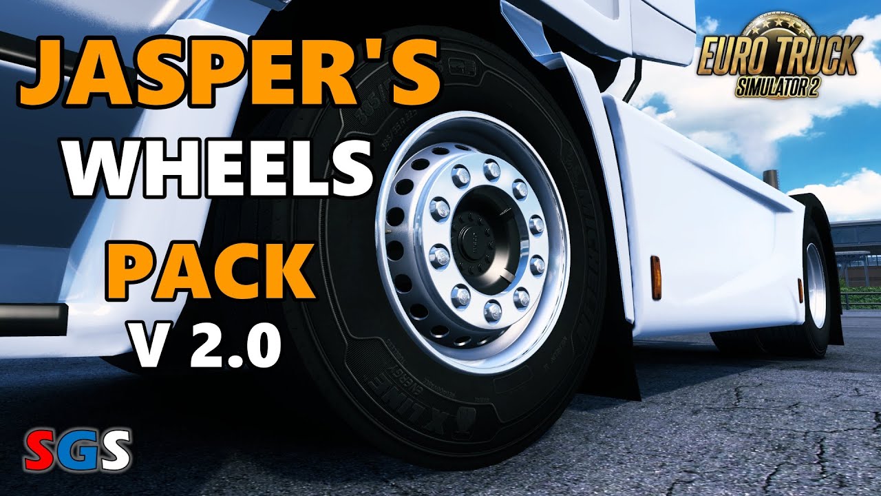 |ETS2 1.43| Jasper's Wheels Pack  v2.0 [Wheels Mod]
