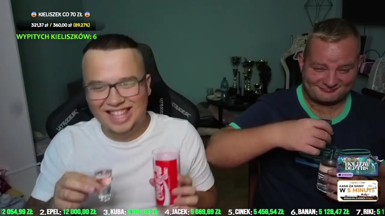ROBALINI DRUNK STREAM Z MARKIEM69 *OSTRE DYMY OBEJRZYJ DO KOŃCA*