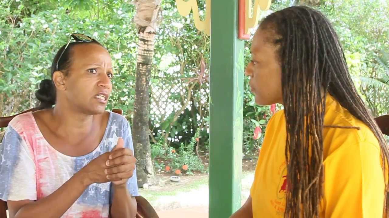 DR WALLS TALKING TO VINCENT McDOOM IN ST. LUCIA  MVI0554
