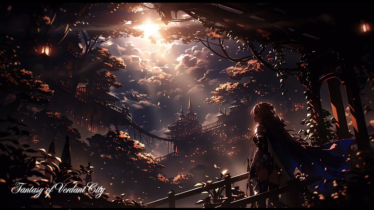Whispers of the Forest City | Calm Fantasy Piano BGM