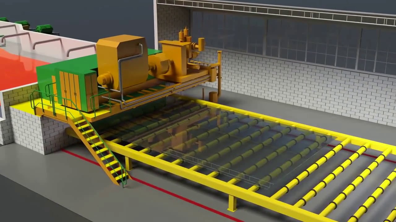 What does the glass production process look like?