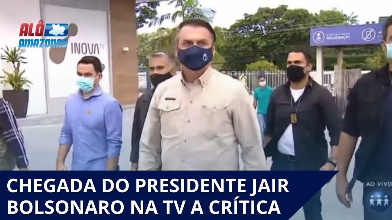 VISITA JAIR BOLSONARO: CHEGADA DO PRESIDENTE NA TV A CRÍTICA