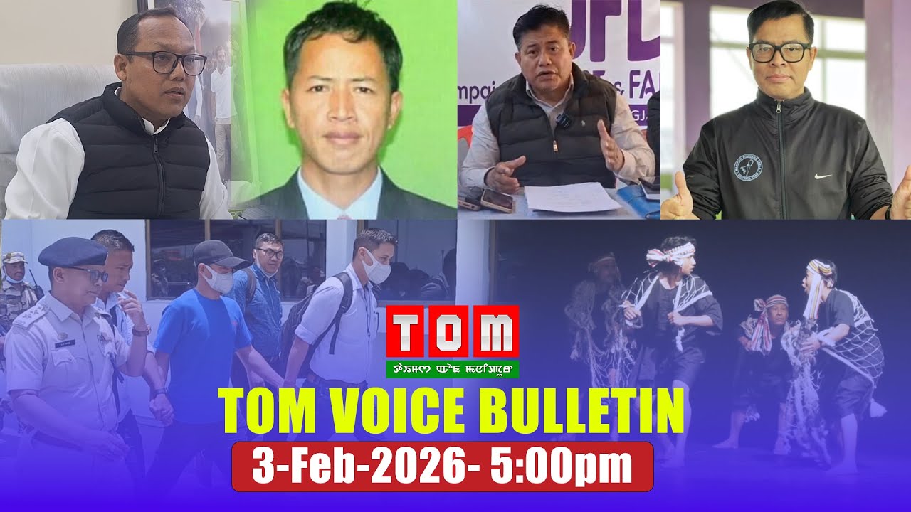 TOM TV - TOM VOICE BULLETIN || 3 FEB 2026, 5:00 PM