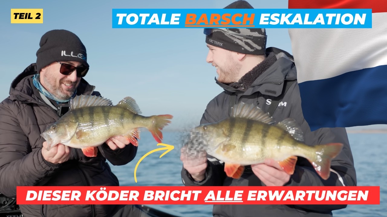 Diesen K&ouml;der musst du kennen wenn du 50+ Barsche fangen willst - Moritz und Marc zeigen wie es geht!