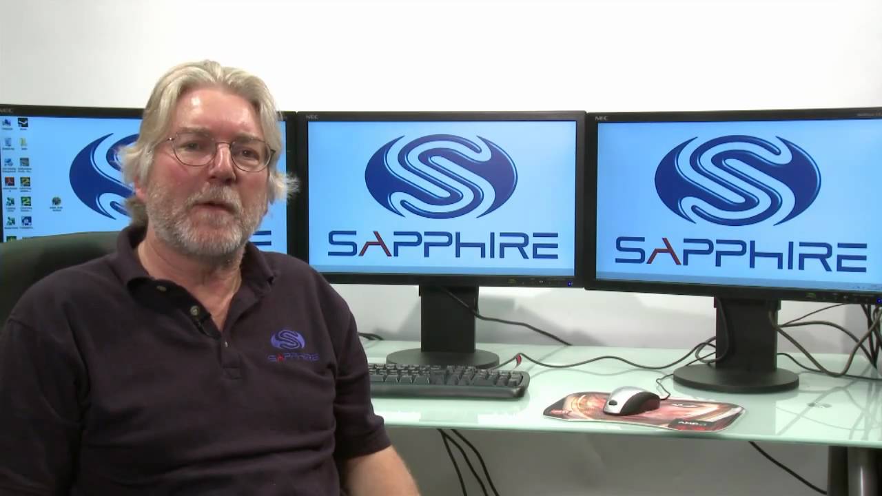 SAPPHIRE AMD ATI Eyefinity set up with Bill Donnelly
