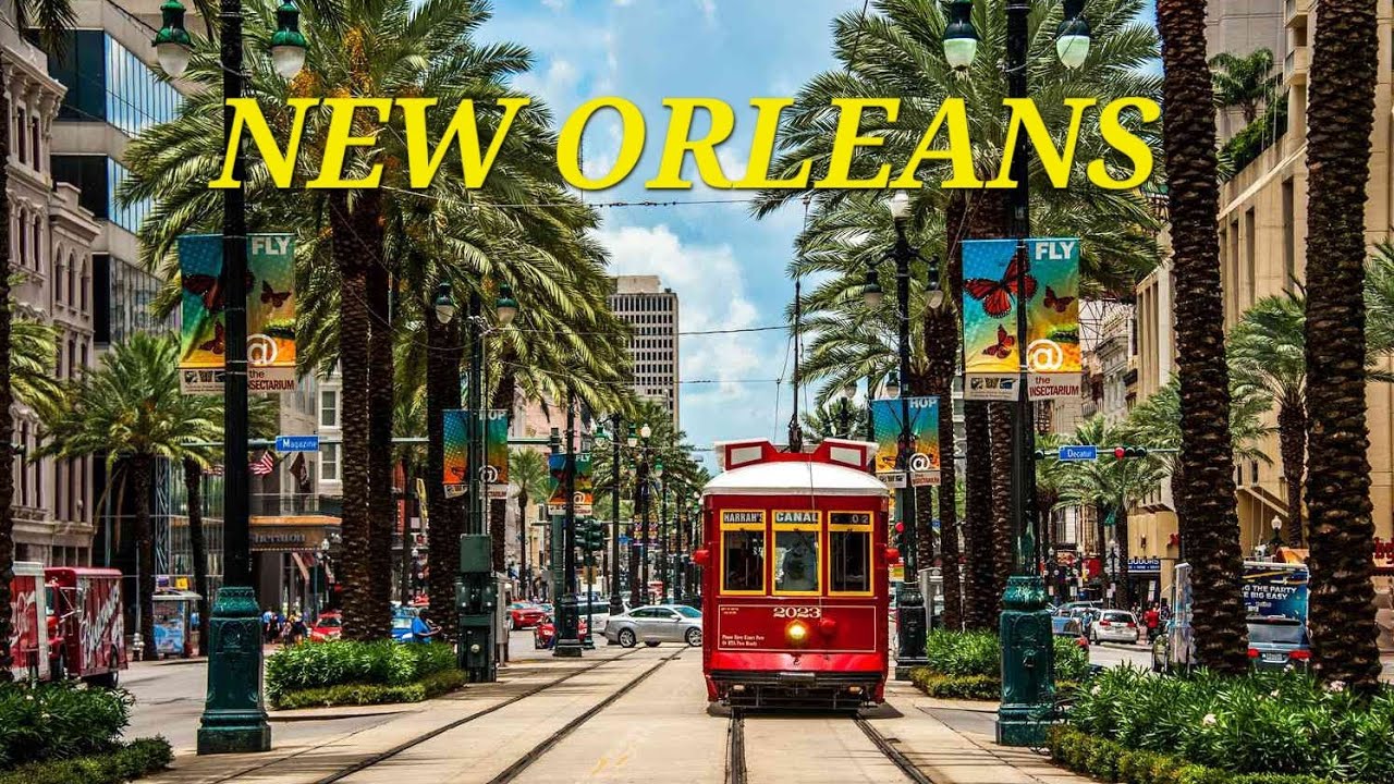 New Orleans Downtown Drive 4K, French Quarter, Bourbon St, Canal St, Louisiana, USA #subscribe