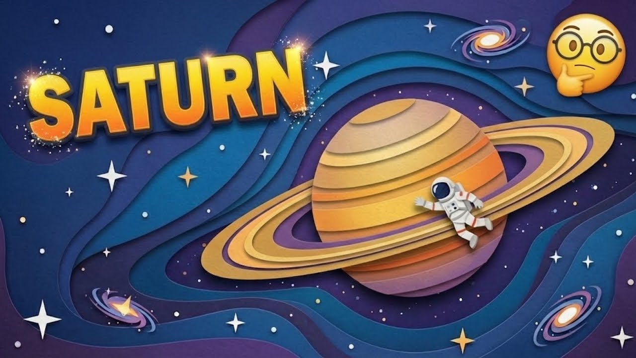 🪐 A Grand Tour of Saturn | Cool Facts for Kids