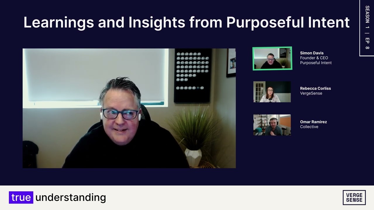 Learnings & insights from Purposeful Intent | Season 1, Ep 8