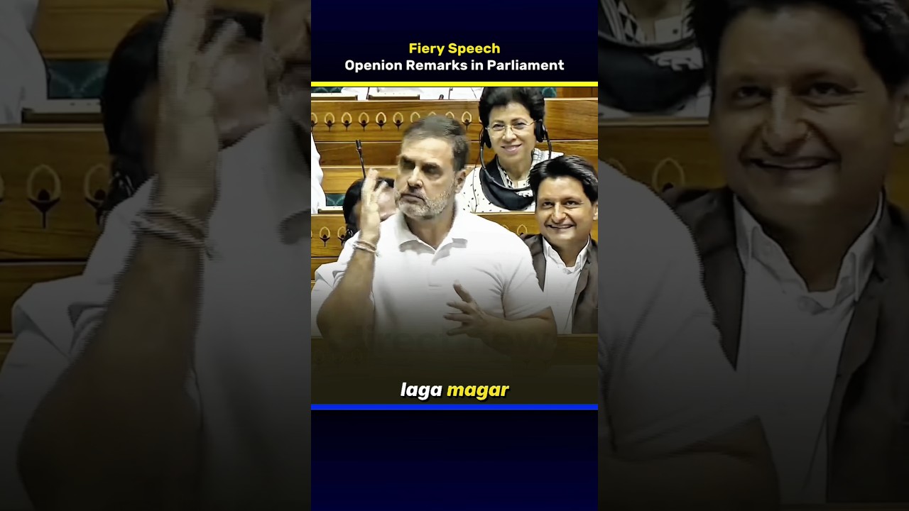 Rahul Gandhi's Opening Remarks in Parliament | Fiery Speech | Direct News