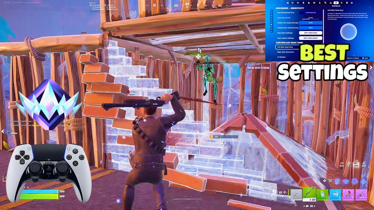 Watch Joshuality W Key and DESTROY The Whole RANKED Reload Lobby...+ Best Controller Settings🎯