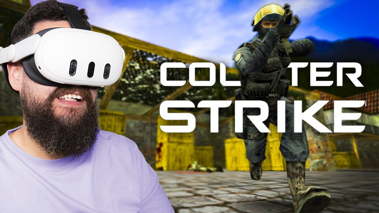 COUNTER STRIKE en VR es otra cosa... - Counter Strike 1.6 Meta Quest 3