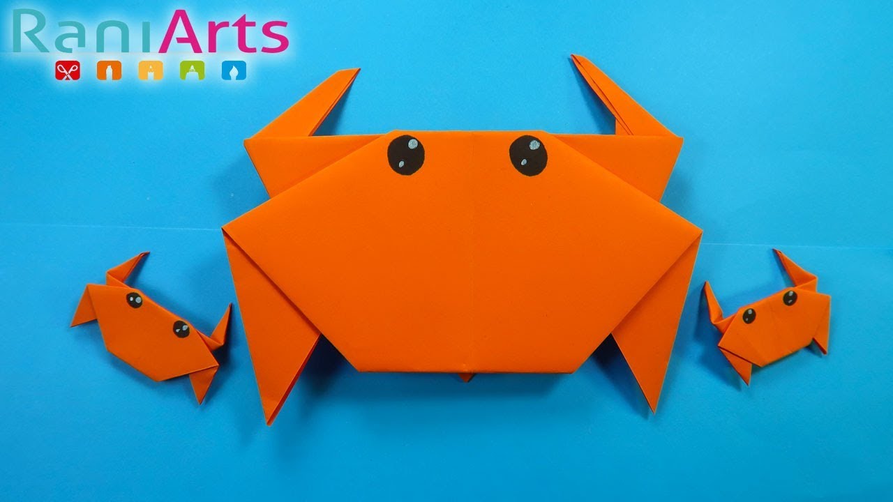 CANGREJOS ORIGAMI - DIY - FÁCIL - EASY ORIGAMI CRAB