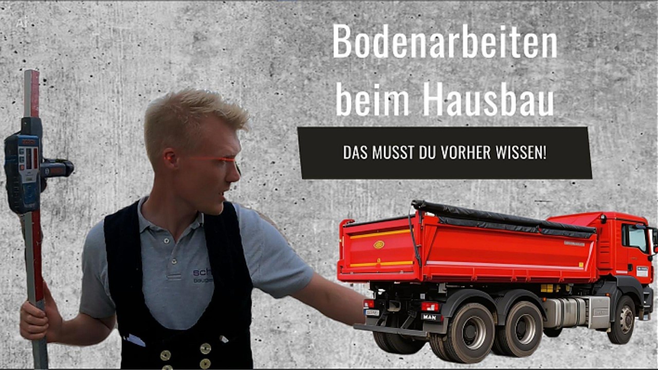 Bodenarbeiten beim Hausbau 🧱🔥 – Das musst du vorher wissen!