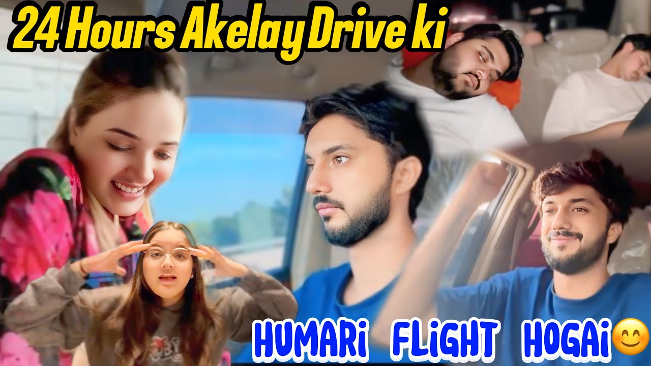 halat hogai drive kar k 😭 Flight ki waja se wapis ana para 😍✈️ Sapna pura hogaya 🥹