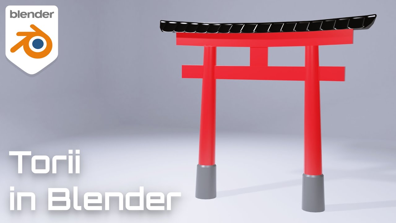 Japanese gate modelling | Blender 2.93 | Tutorial