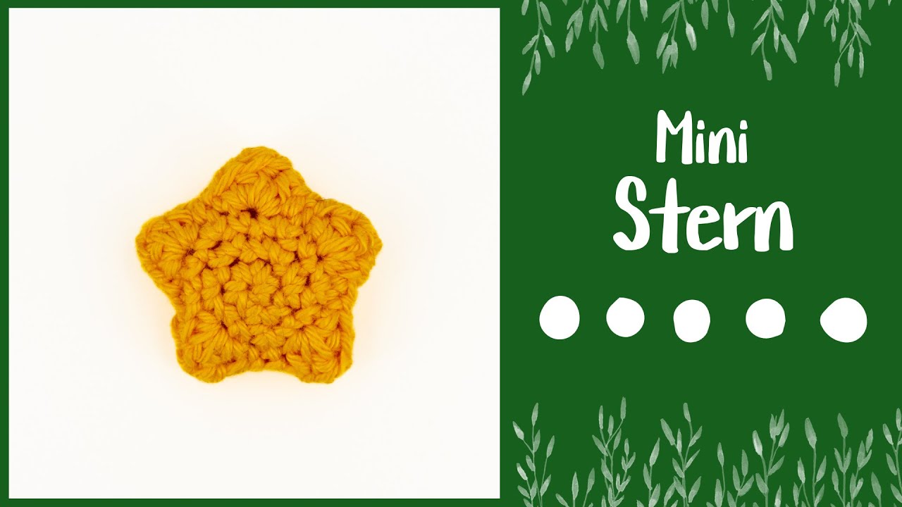 Mini Stern häkeln ⭐️ | Häkelanleitung by justMiko