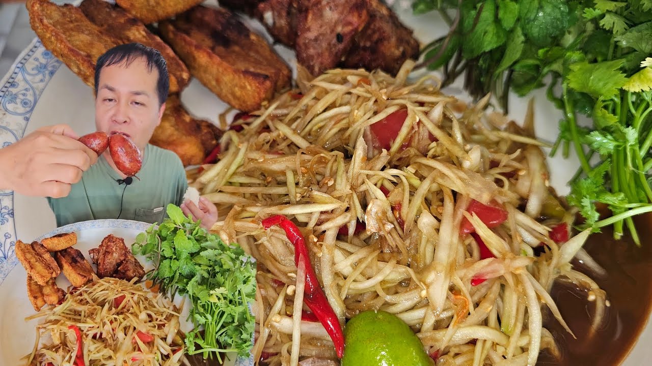 จะได้กลับไปทำงานประเทศโอมานไหม‼️สถานการณ์แบบนี้‼️ #ส้มตำหมูกรอบ #ไส้กรอกอีสาน