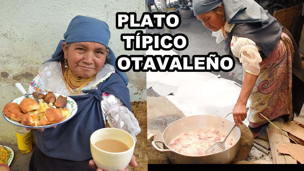 Preparando plato tipico de Otavalo con Yamor - MAMÁ JOSEFA