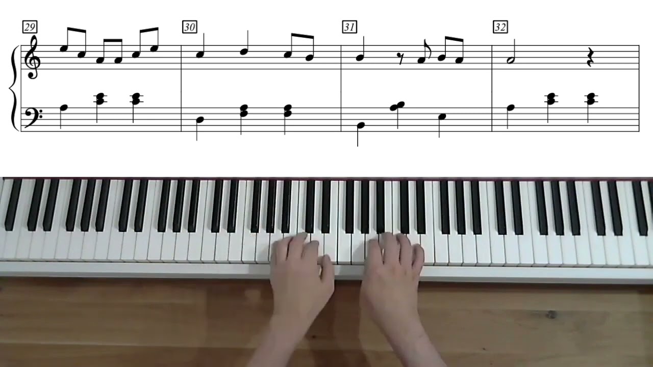 Barbara - Gottingen - Niveau Débutant - Piano (avec partition)