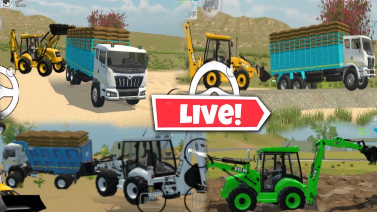 🛑 Drive JCB 💪 loading truck by JCB 🚜#tractorsimulator #gamingchannel 