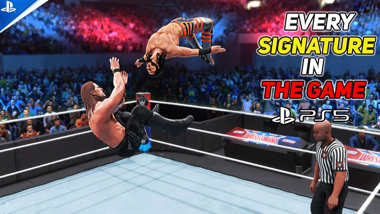 WWE 2K20 Every Signature In The Game! PS5