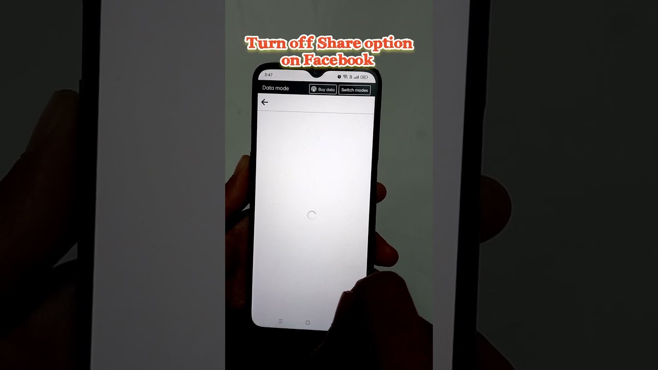 Turn off Share post on Facebook