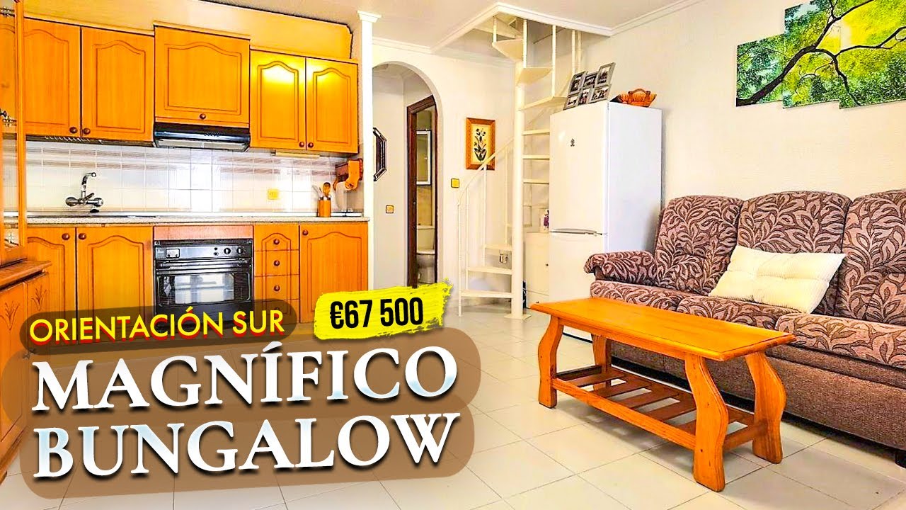 Bajada de precio 🔥 Magnífico bungalow en Torrevieja сon terraza y amplio porche acristalad
