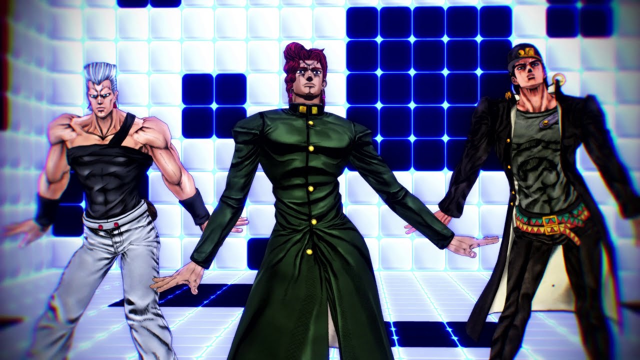 [MMD Jojo]　jewel　 (Jotaro,Kakyoin, Polnareff)