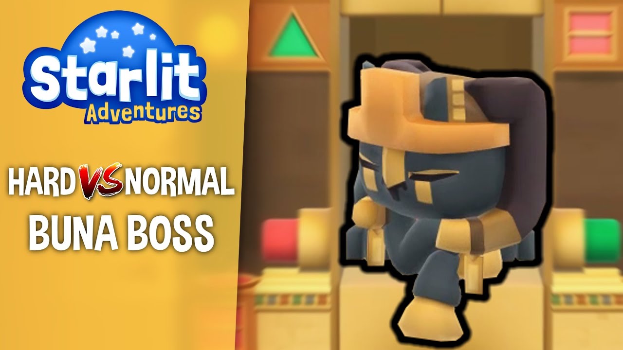STARLIT ADVENTURES &ndash; NORMAL BUNA BOSS VS HARD BUNA BOSS !