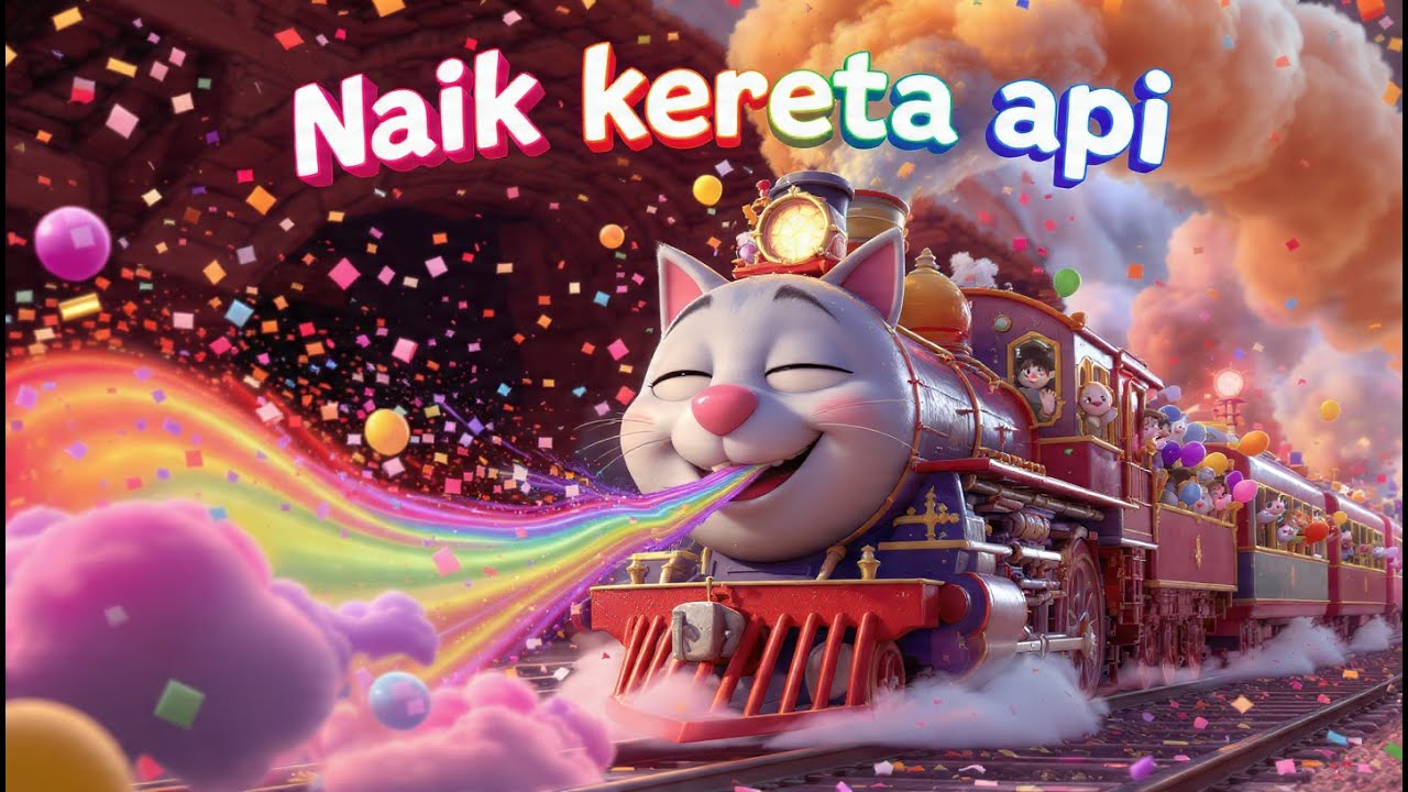 Lagu Anak: Naik Kereta Api 🚂🎶 | Seru & Belajar | Olala Yeyeye