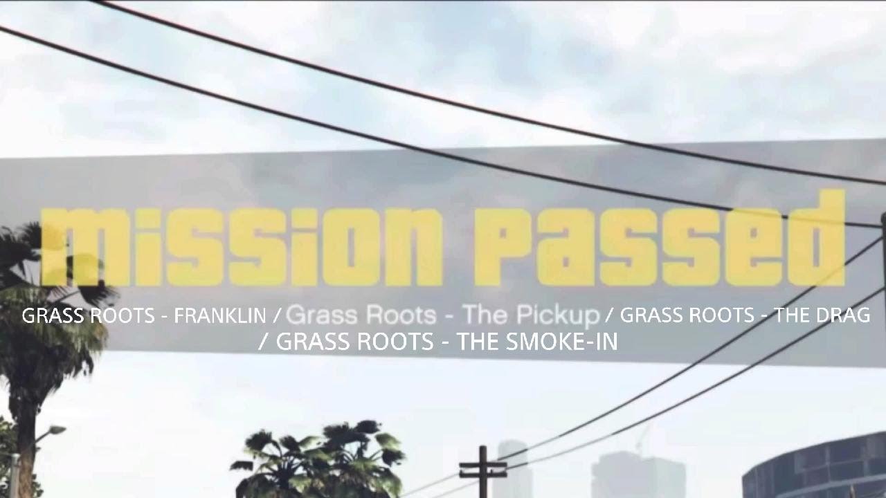 Grand Theft Auto V #76 GRASS ROOTS - FRANKLIN  / THE PICK UP / THE DRAG / THE SMOKE-IN FP+FA PS5