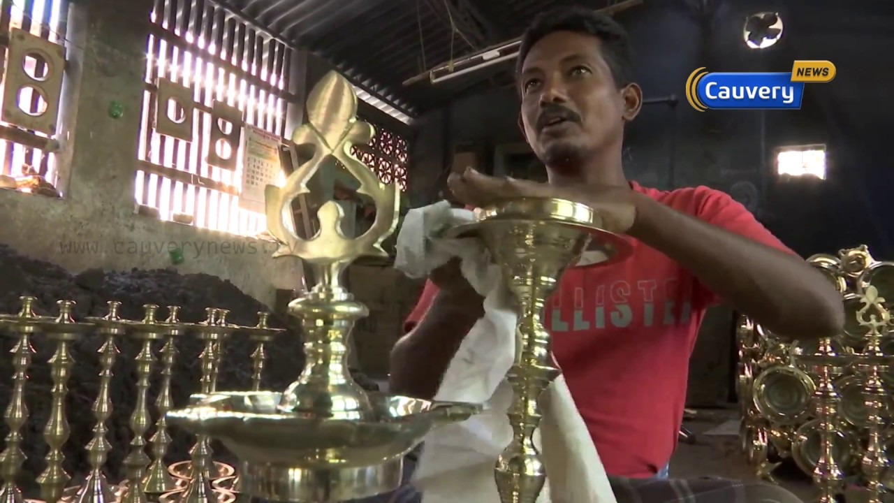 நாச்சியார்கோவில் குத்துவிளக்கு செய்முறை | Karu Muthal Uru Varai