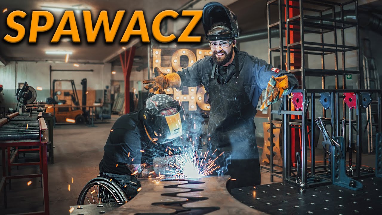 PRACA SPAWACZA RZEMIEŚLNIKA NA WÓZKU - produkcja mebli industrialnych | DO ROBOTY