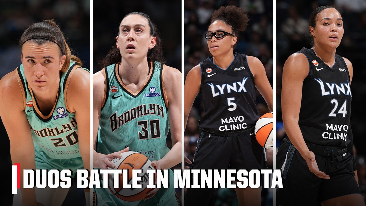 BATTLE OF THE STARS ⭐️ Liberty vs. Lynx Highlights | WNBA on ESPN