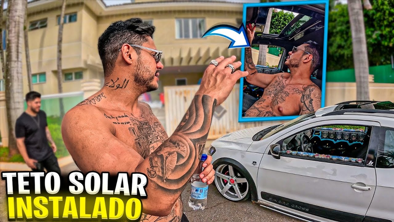 COLOQUEI TETO SOLAR NA SAVEIRO DO HUNGRIA - EstiloDUB