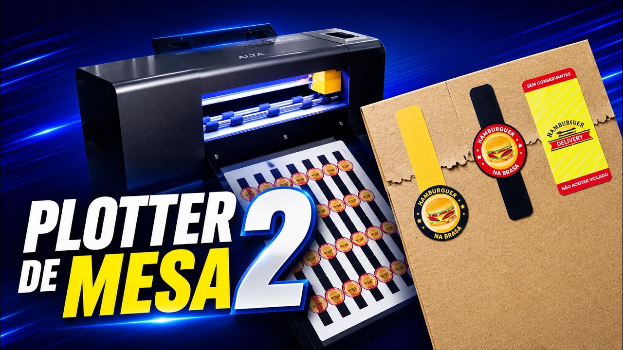 Plotter de recorte de Mesa - BannerCut A3 Light - Video 2