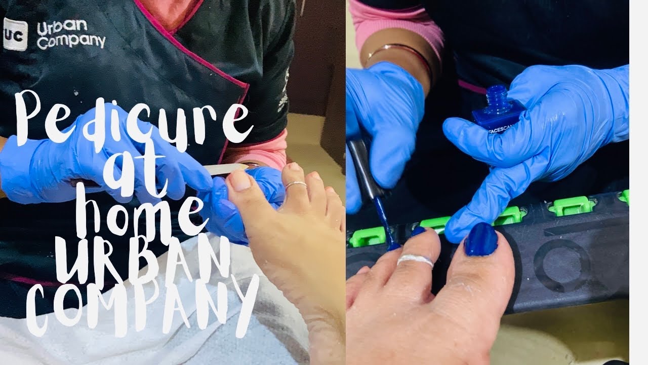 I tried Salon at home for the first time! My Experience with Urban Company review | pedicure at home