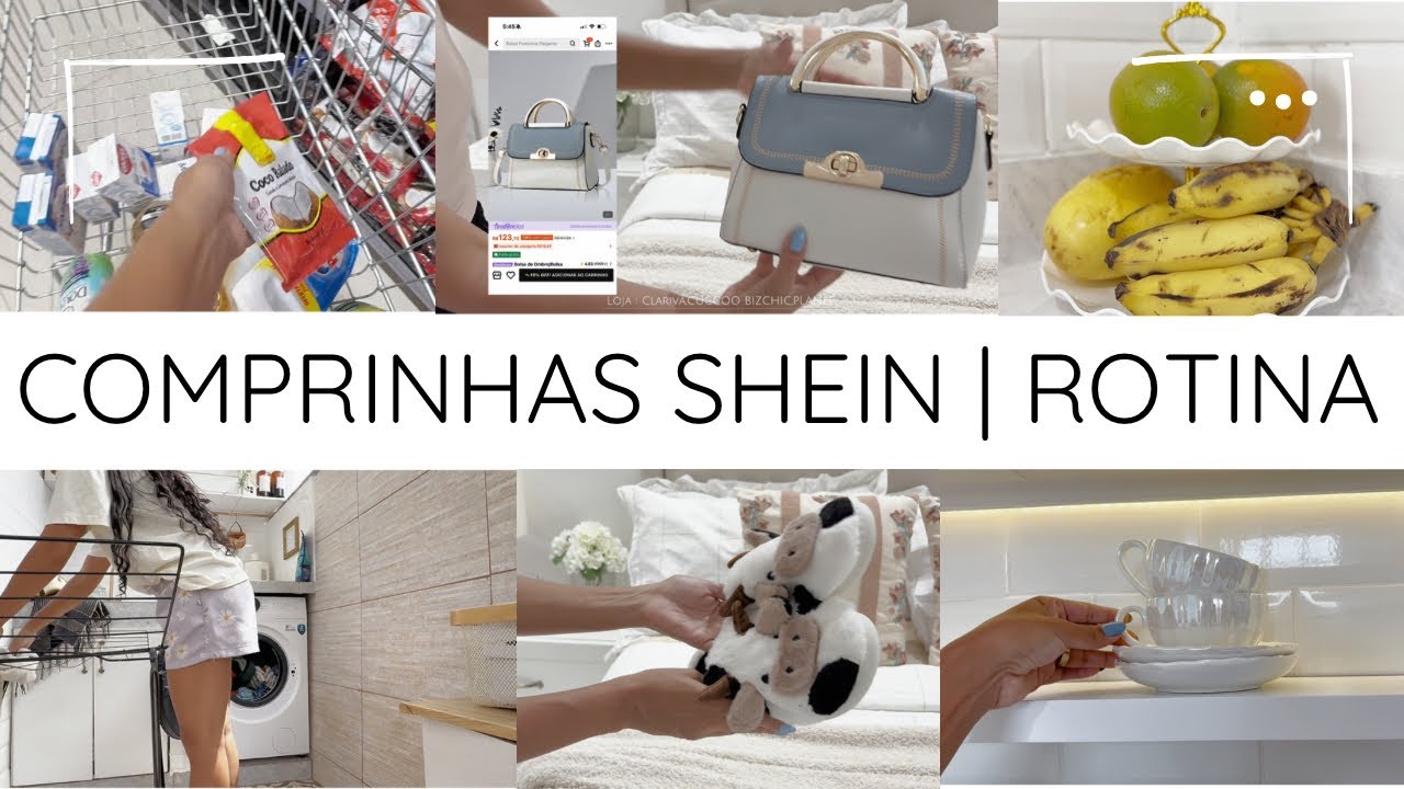 COMPRINHAS FOFAS SHEIN | MERCADO | ROTINA | ORGANIZAÇÃO 
