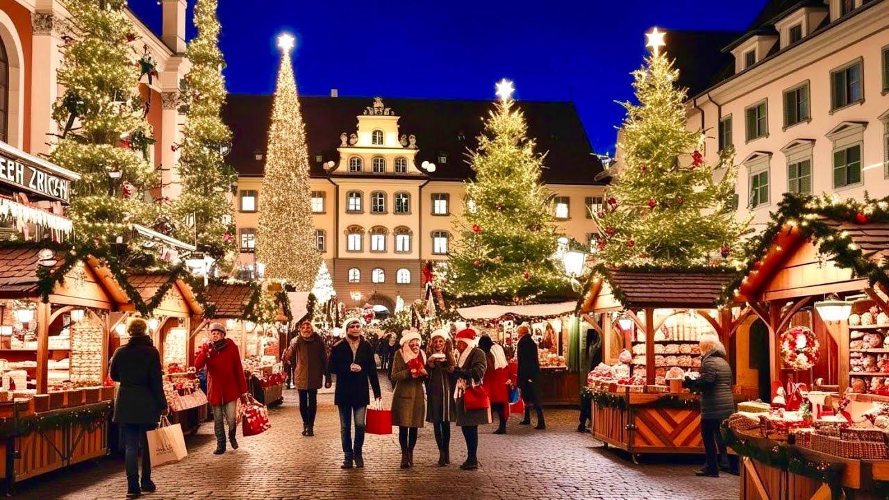 Самые красивые рождественские ярмарки в Цюрихе, Швейцария🇨🇭