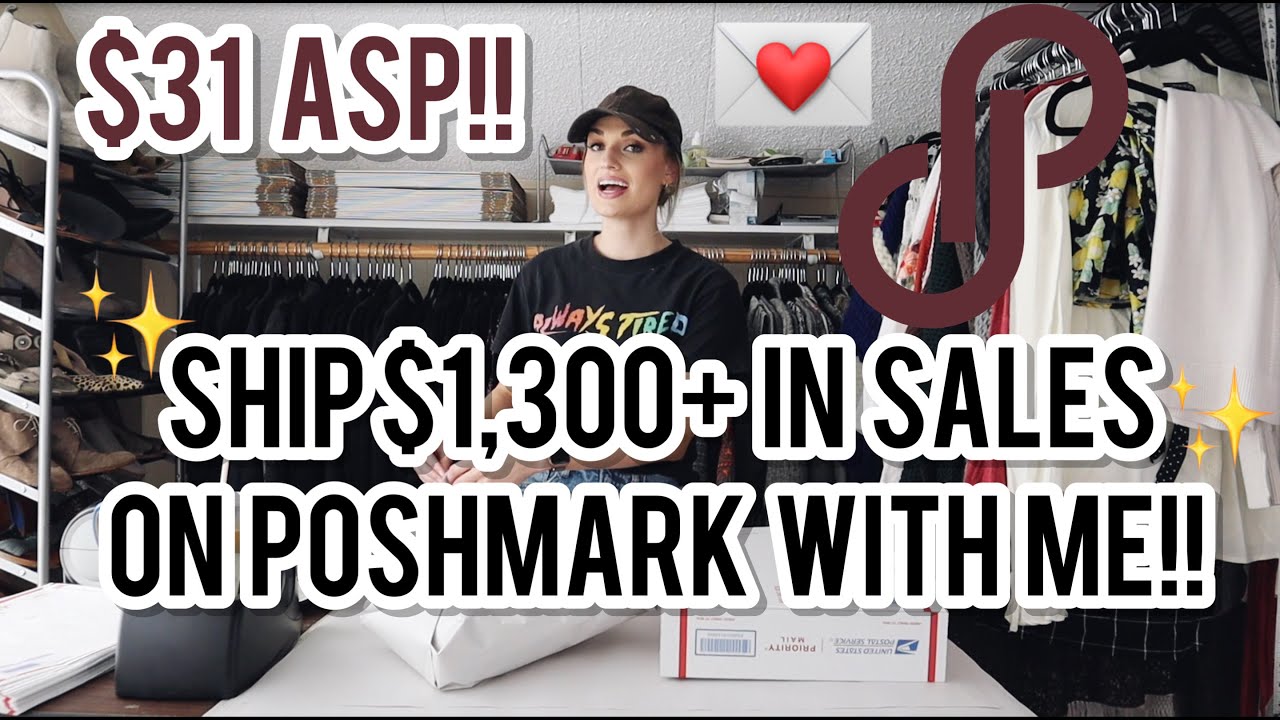 Ship $1,300+ in Sales on Poshmark With Me!! See What Sold FAST & For a GREAT Profit - $31 ASP!!