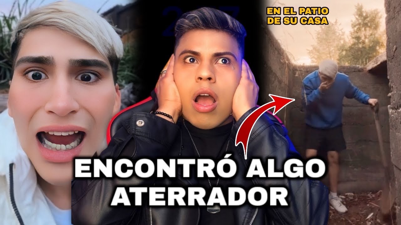 TIKTOKER ENCUENTRA UN TÚNEL SECRETO EN EL PATIO DE SU CASA *Catatumbas*