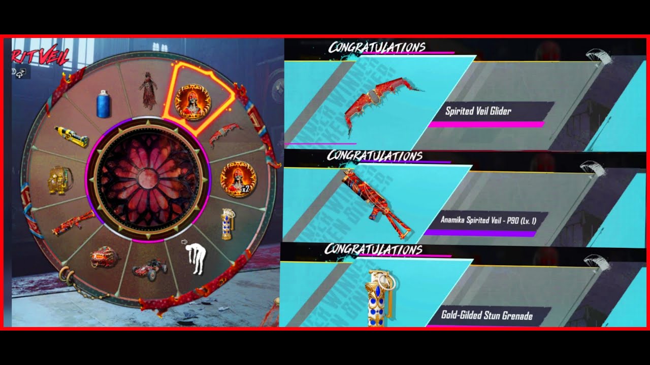 ANAMIKA SPIRIT VEIL SPIN BGMI | Haunted Bride Spin Bgmi