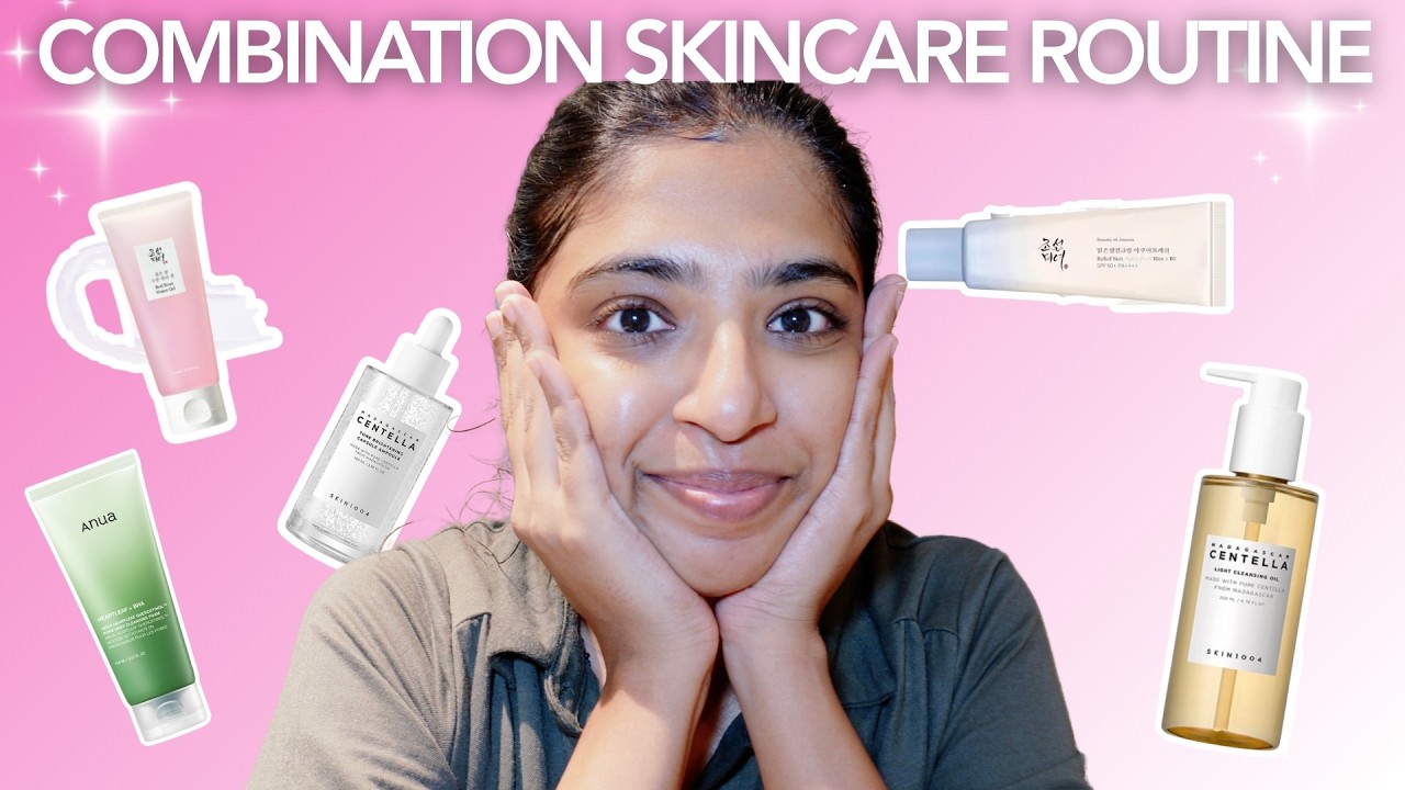 🤩 SKINCARE ROUTINE FOR COMBINATION SKIN | Products That ACTUALLY WORK!